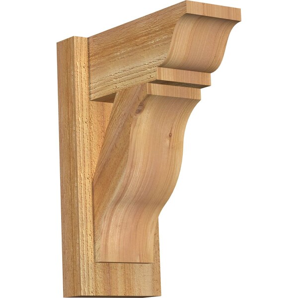 Ekena Millwork Funston Traditional Rough Sawn Outlooker, Western Red Cedar, 6"W x 12"D x 16"H OUT06X12X16FST01RWR - main